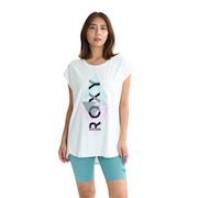 (レディース)GEOMETRIC フィットネス 半袖Tシャツ 25FWRST254534WHT