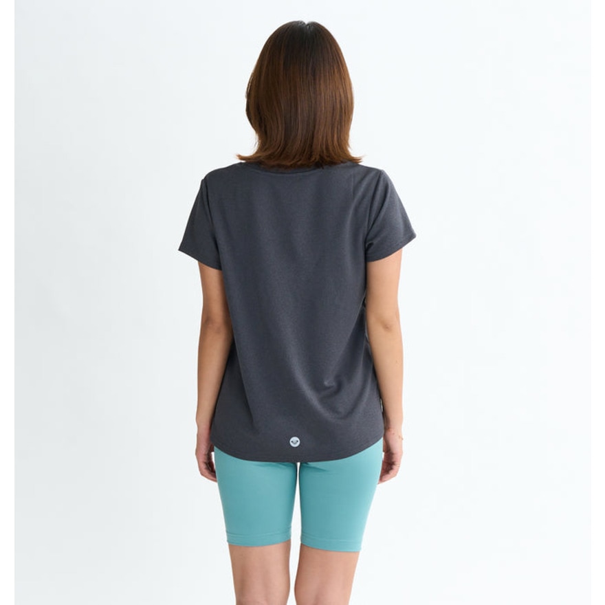 ロキシー（ROXY）（レディース）ACTIVE LIFE フィットネス 半袖Tシャツ 25FWRST254535GRY