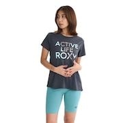 (レディース)ACTIVE LIFE フィットネス 半袖Tシャツ 25FWRST254535GRY