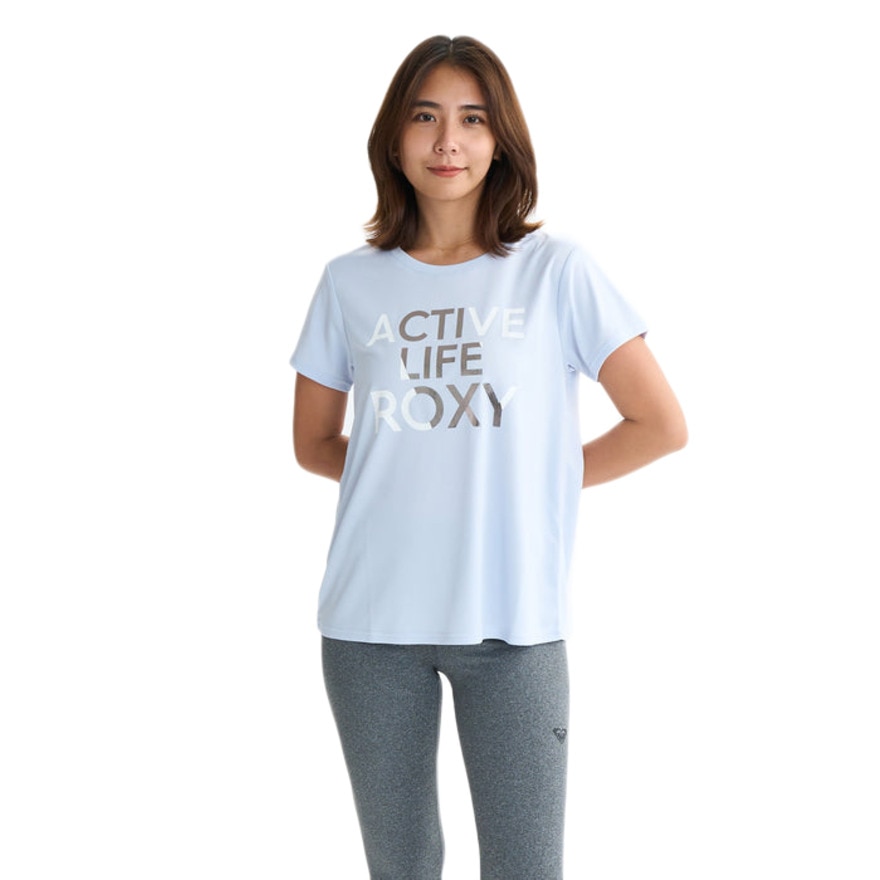 ロキシー（ROXY）（レディース）ACTIVE LIFE フィットネス 半袖Tシャツ 25FWRST254535LBL
