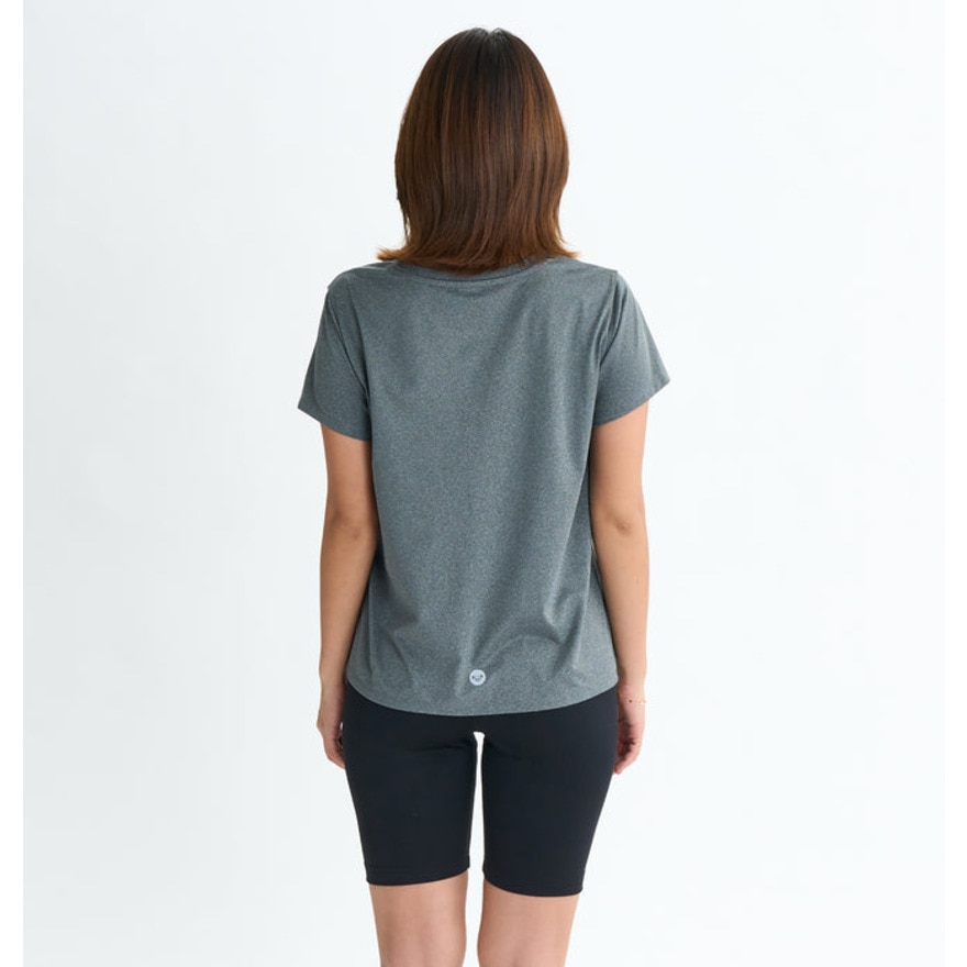 ロキシー（ROXY）（レディース）MY 1ST ROXY フィットネス 半袖Tシャツ 25FWRST254536GRY
