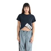 (レディース)NAIL IT フィットネス 半袖Tシャツ 25FWRST254544BLK