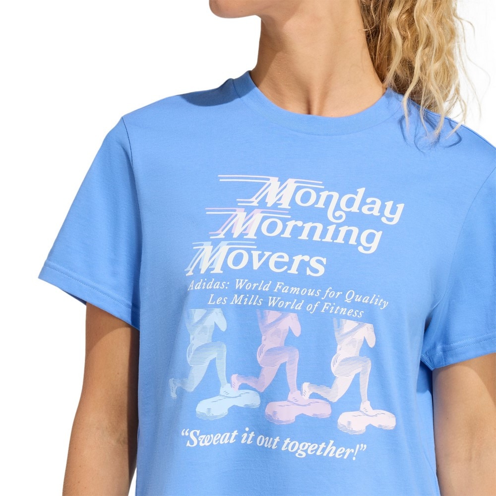 アディダス（adidas）（レディース）Les Mills ムーバーズ グラフィック Tシャツ SU035-KE7816