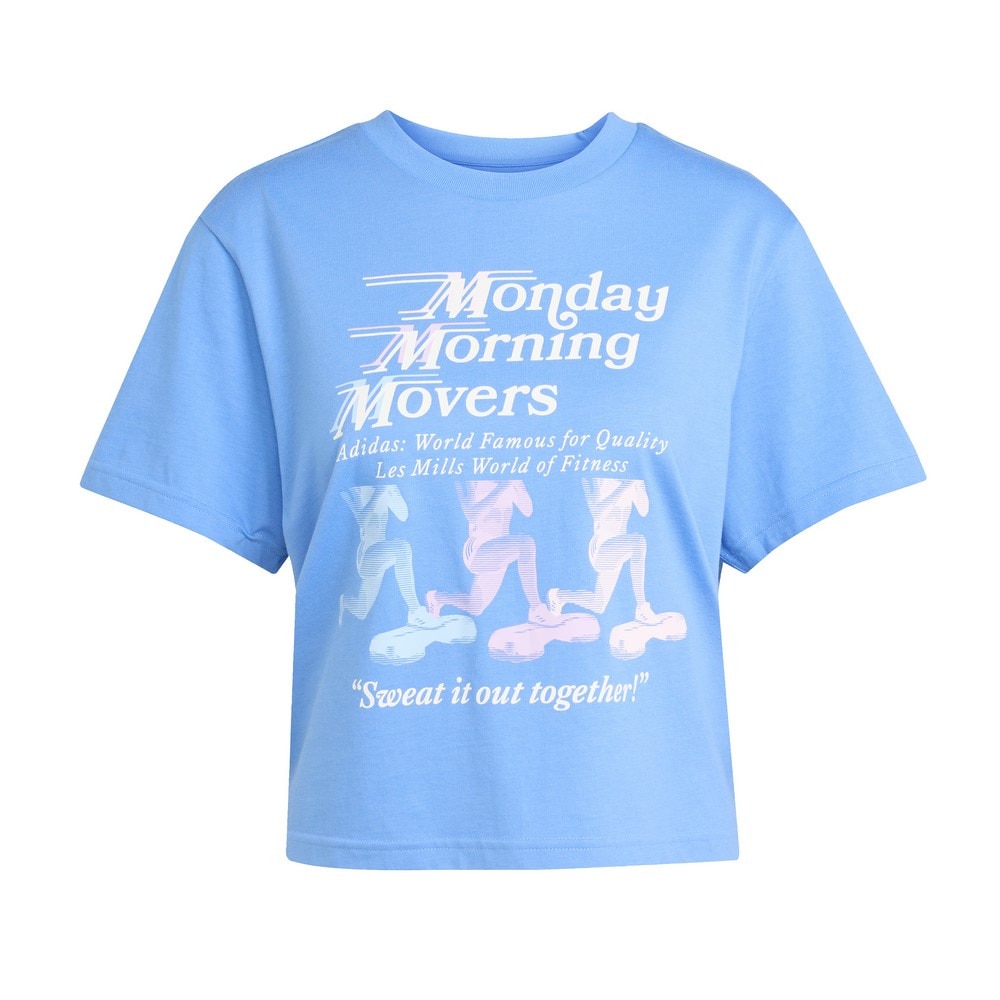 アディダス（adidas）（レディース）Les Mills ムーバーズ グラフィック Tシャツ SU035-KE7816