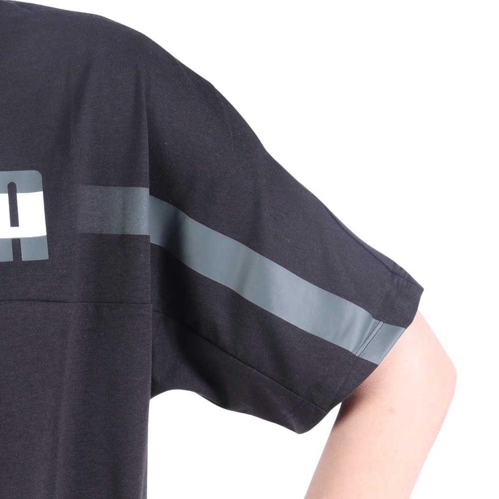 プーマ（PUMA）（レディース）トレインエッジ クロップ 半袖Tシャツ 525206 01 BLK