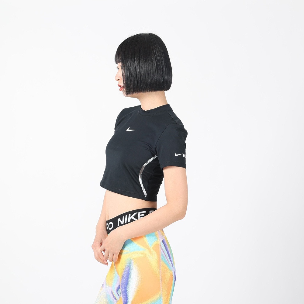 ナイキ（NIKE）（レディース）ドライフィットcmX2 半袖クロップ トップ FZ4758-010
