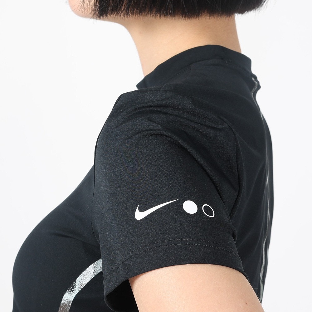 ナイキ（NIKE）（レディース）ドライフィットcmX2 半袖クロップ トップ FZ4758-010