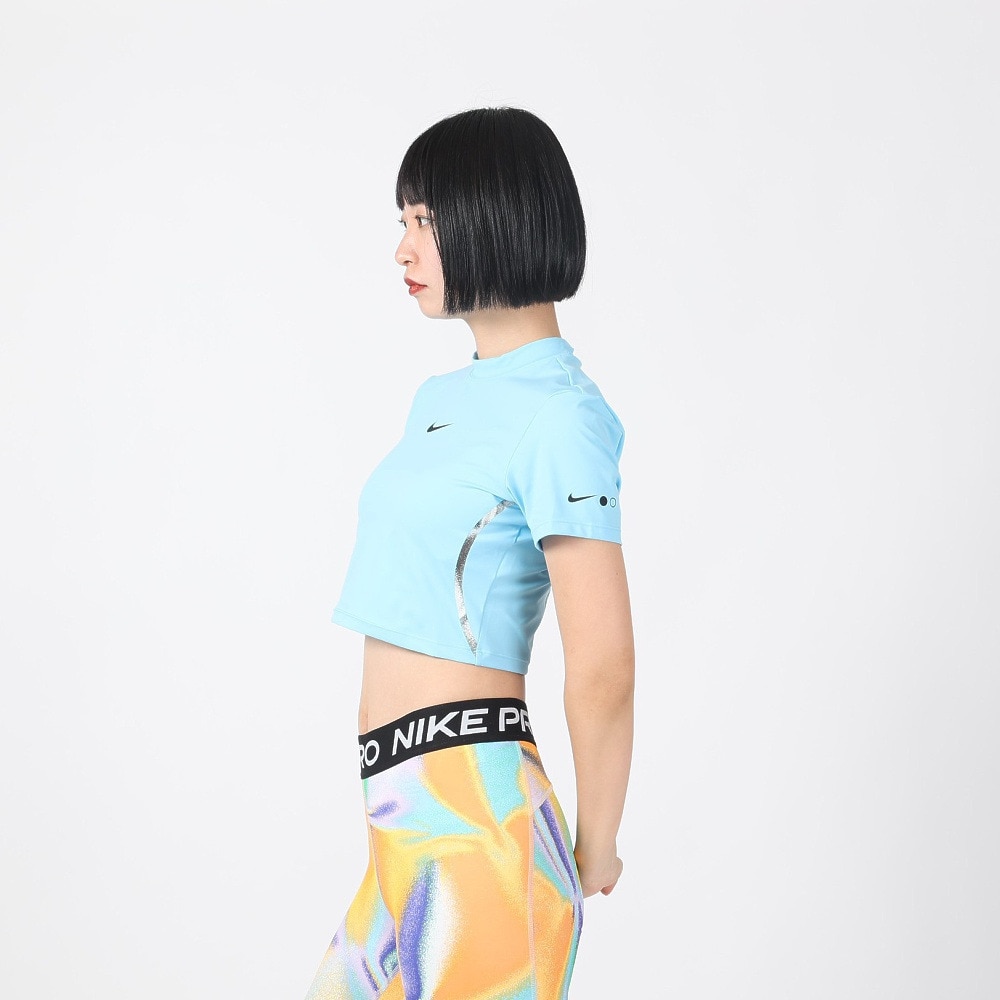 ナイキ（NIKE）（レディース）ドライフィットcmX2 半袖クロップ トップ FZ4758-407