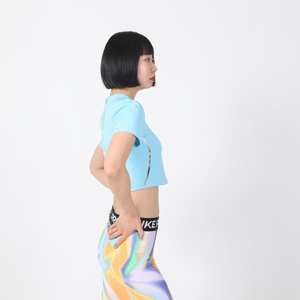 ナイキ（NIKE）（レディース）ドライフィットcmX2 半袖クロップ トップ FZ4758-407