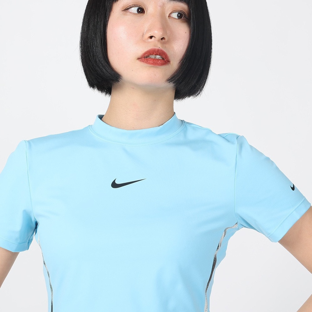 ナイキ（NIKE）（レディース）ドライフィットcmX2 半袖クロップ トップ FZ4758-407