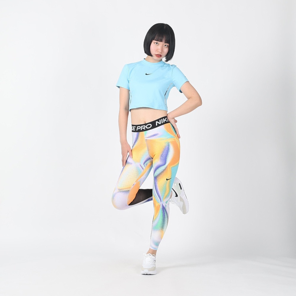 ナイキ（NIKE）（レディース）ドライフィットcmX2 半袖クロップ トップ FZ4758-407
