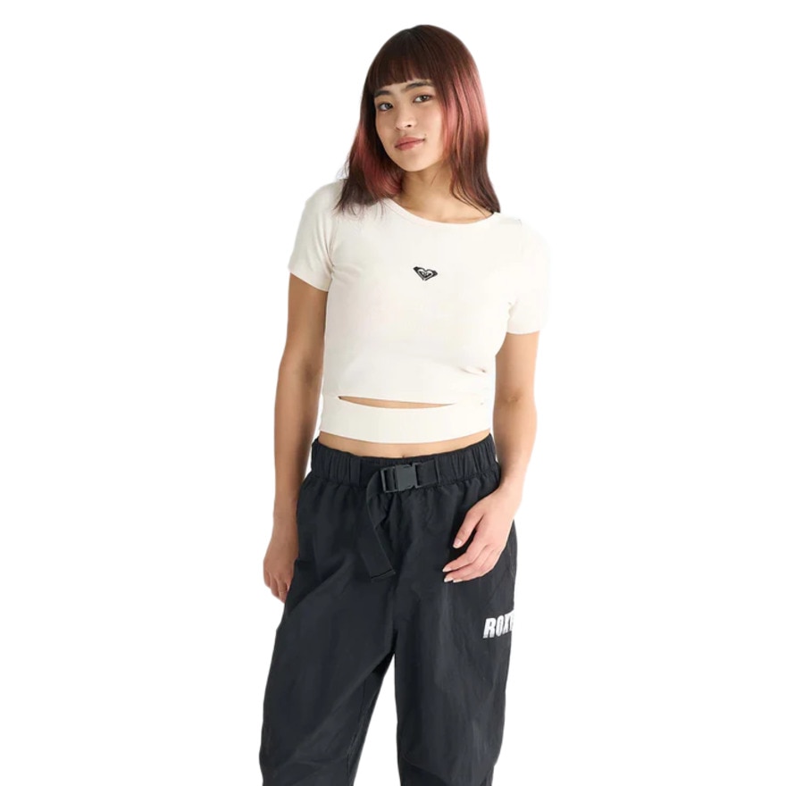 ロキシー（ROXY）（レディース）CHEEKIE PEEKIE 半袖 Tシャツ 25SPRDK251547IVO
