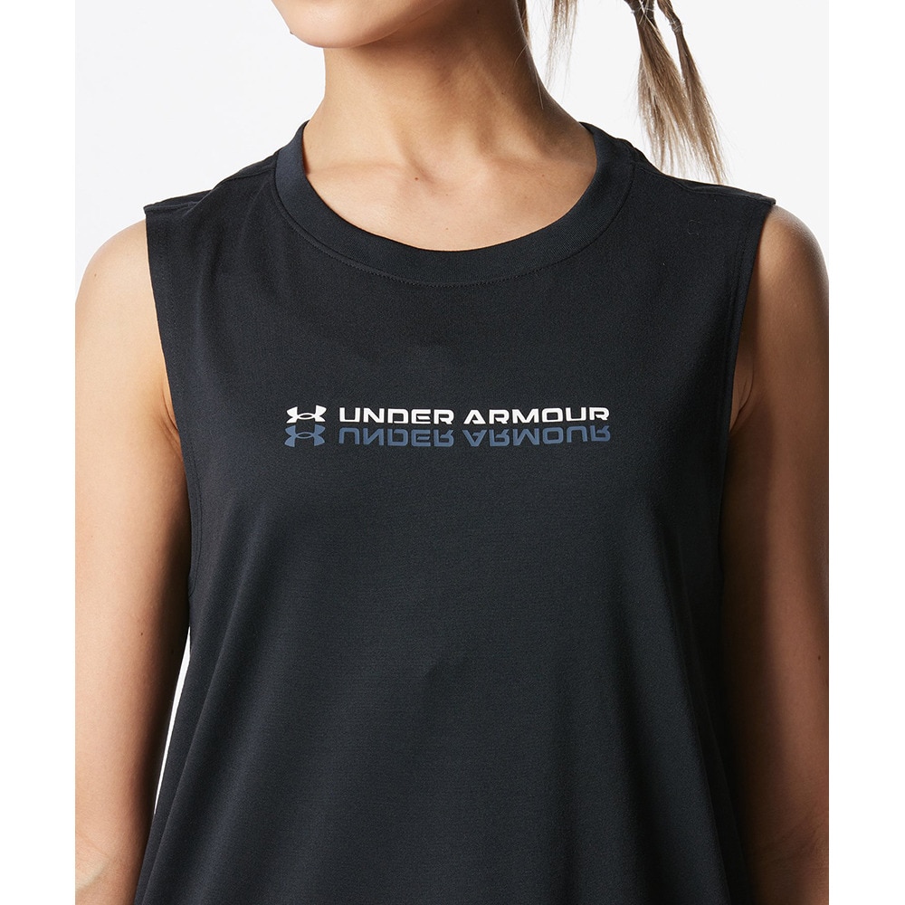 アンダーアーマー（UNDER ARMOUR）（レディース）タンクトップ レディース テック マッスル 1378315 001