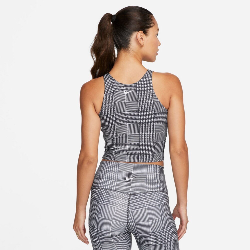 ナイキ（NIKE）（レディース）ヨガ ドライフィット NV+ クロップ タンクトップ FB4651-010