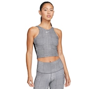 ナイキ(NIKE)(レディース)ヨガ ドライフィット NV+ クロップ タンクトップ FB4651-010