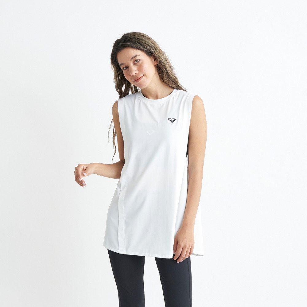 ロキシー（ROXY）（レディース）ノースリーブトップス SIMPLY CALM TANK 24SPRSL241518WHT