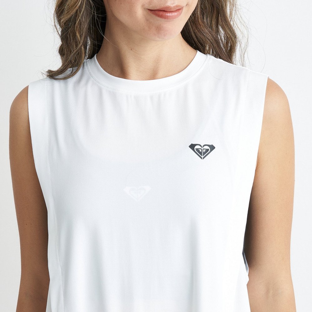 ロキシー（ROXY）（レディース）ノースリーブトップス SIMPLY CALM TANK 24SPRSL241518WHT