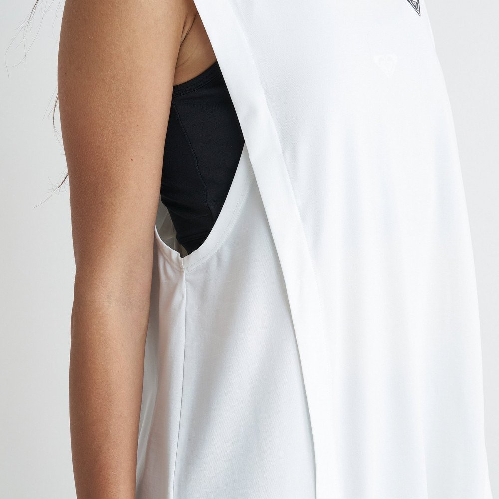ロキシー（ROXY）（レディース）ノースリーブトップス SIMPLY CALM TANK 24SPRSL241518WHT