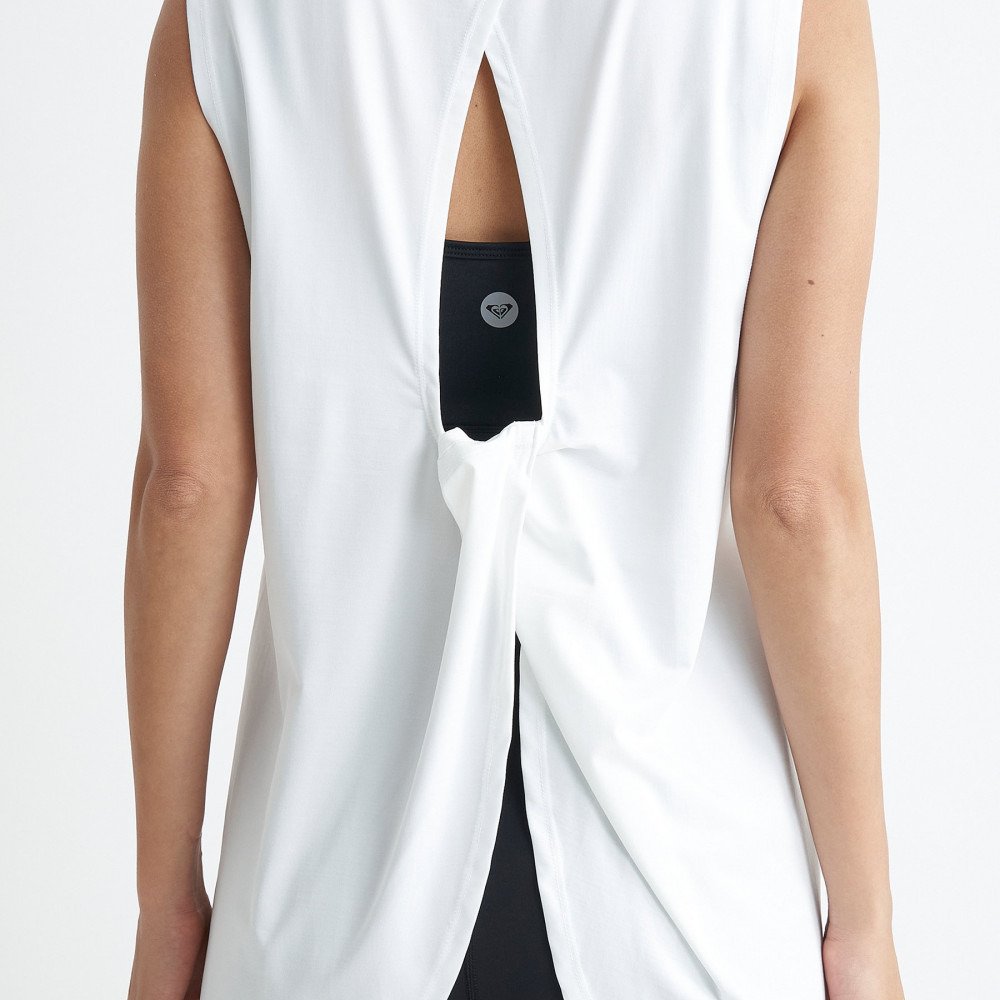 ロキシー（ROXY）（レディース）ノースリーブトップス SIMPLY CALM TANK 24SPRSL241518WHT