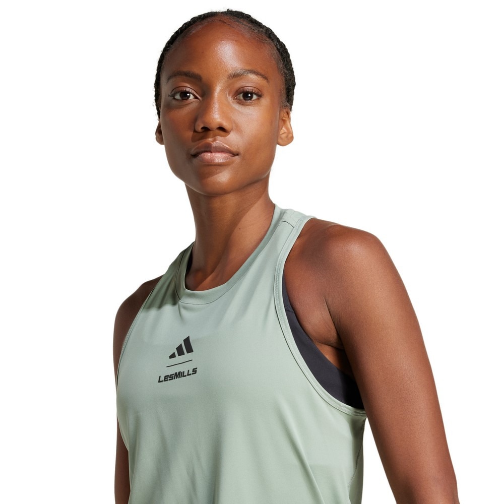 アディダス（adidas）（レディース）Les Mills グラフィック タンクトップ KCK31-JN1298