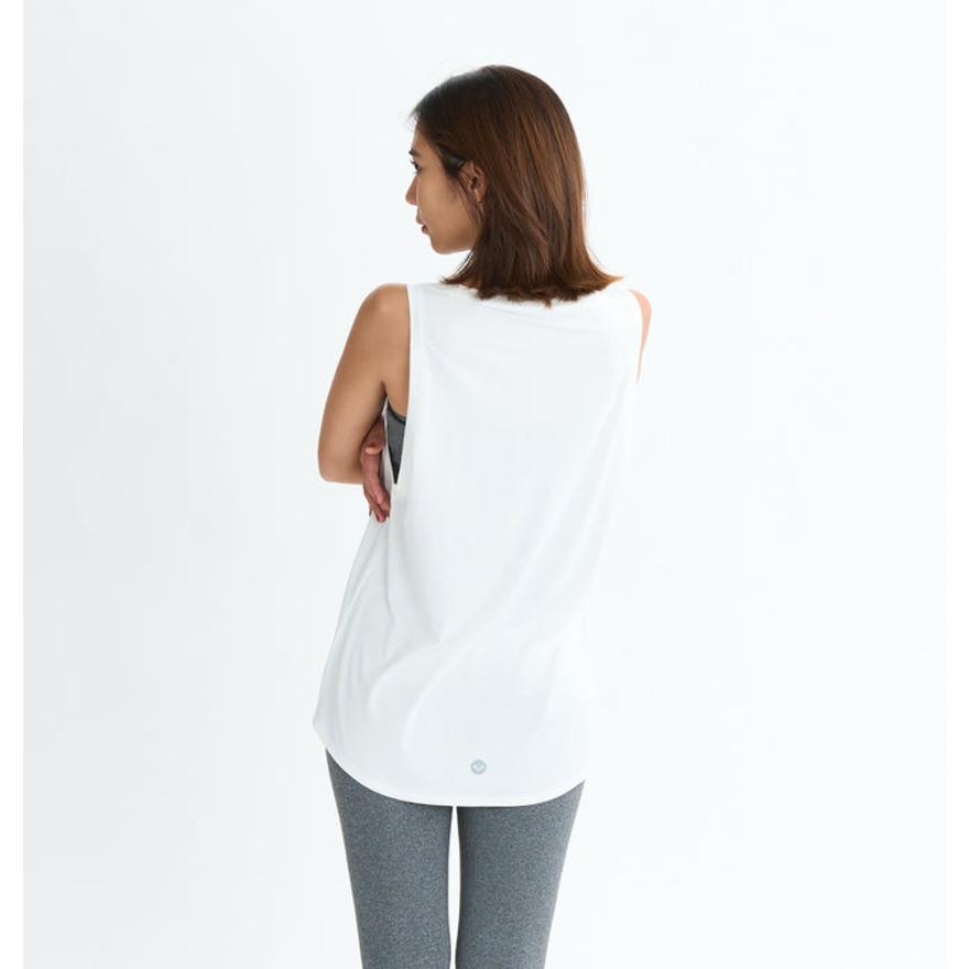 ロキシー（ROXY）（レディース）GOOD VIBES TANK フィットネス タンクトップ 25FWRSL254533WHT