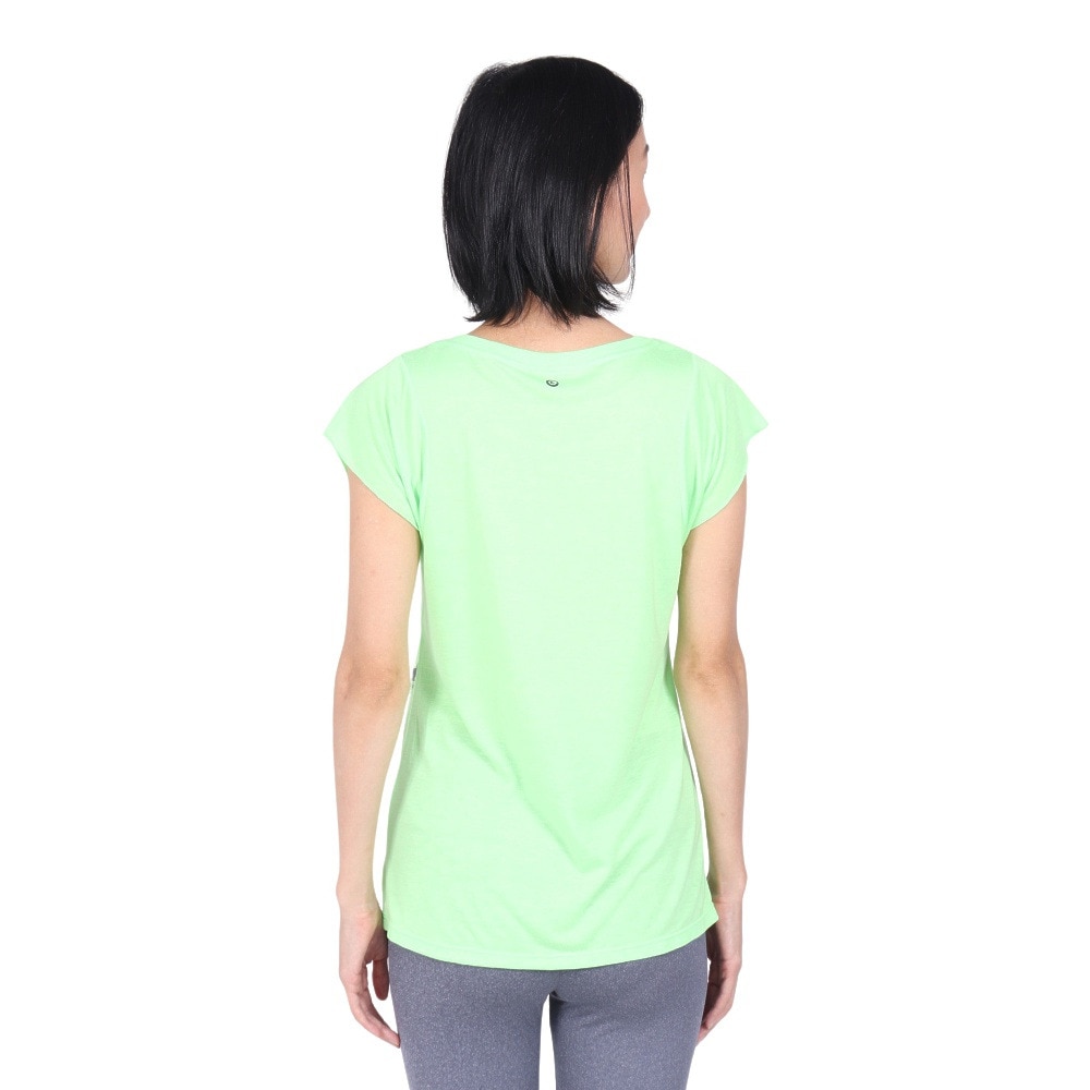 ジーフィット（G-FIT）（レディース）Tシャツ レディース フレンチスリーブトップ GA-C651TS LIME