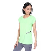 (レディース)Tシャツ レディース フレンチスリーブトップ GA-C651TS LIME