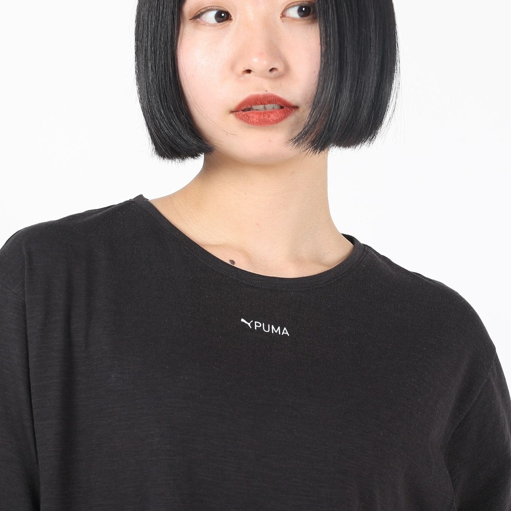 プーマ（PUMA）（レディース）FIT オーバーサイズ半袖Tシャツ 525498 01 BLK