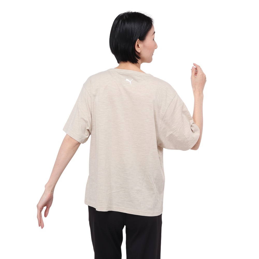 プーマ（PUMA）（レディース）FIT オーバーサイズ半袖Tシャツ 525498 90 BEG