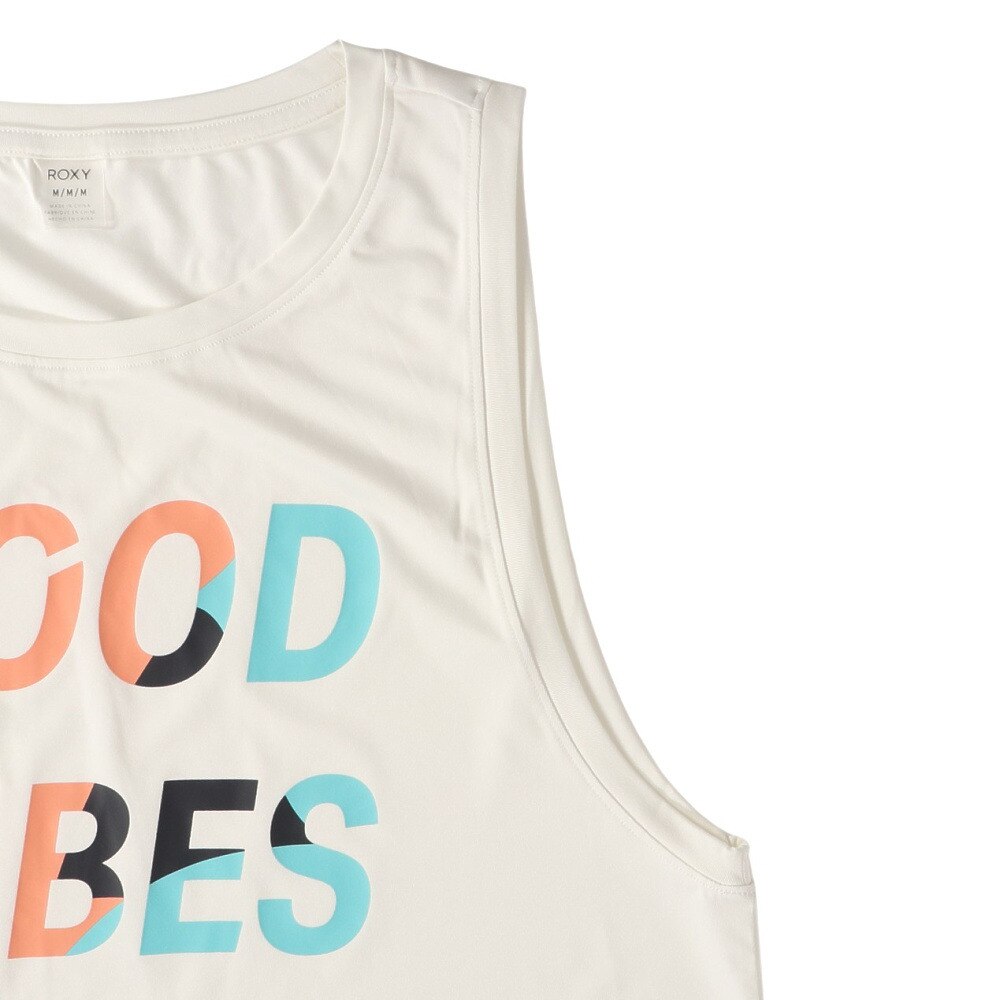 ロキシー（ROXY）（レディース）水陸両用 速乾 UVカット タンクトップ GOOD VIBES 24FWRSL244529WHT