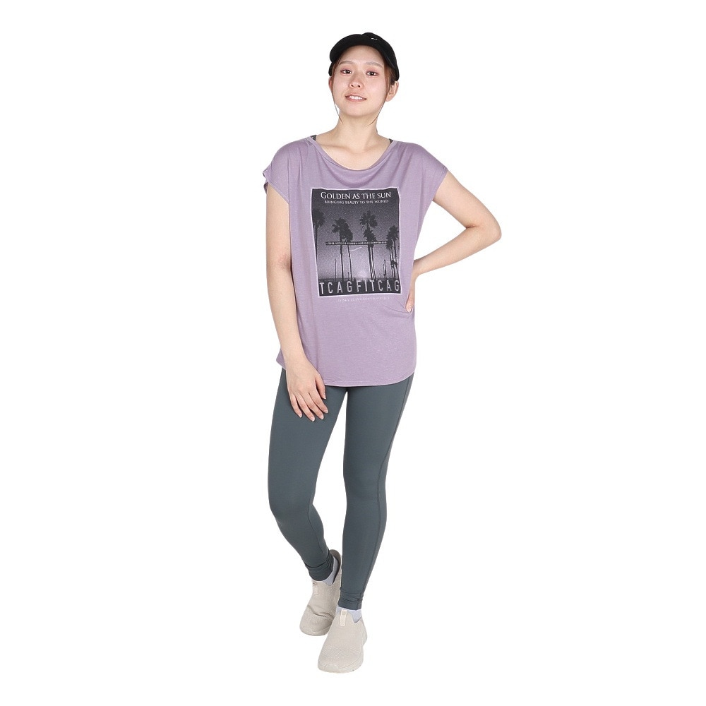 ジーフィット（G-FIT）（レディース）フレンチスリーブトップ GA-C671TS-LV