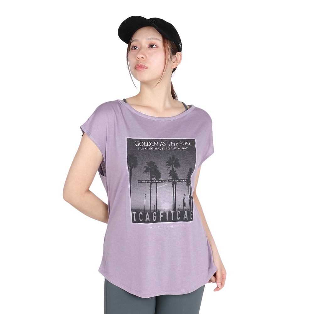 ジーフィット（G-FIT）（レディース）フレンチスリーブトップ GA-C671TS-LV