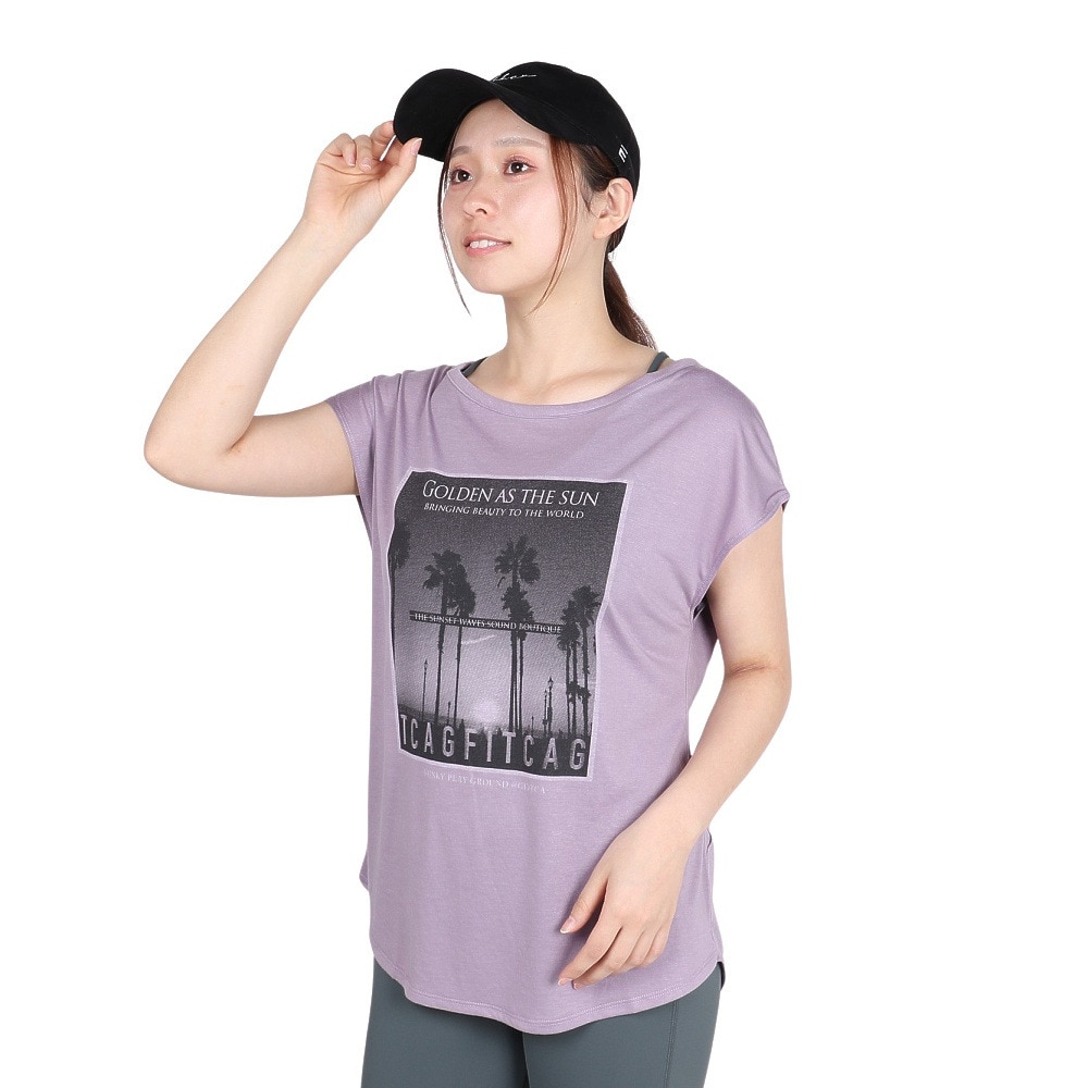 ジーフィット（G-FIT）（レディース）フレンチスリーブトップ GA-C671TS-LV