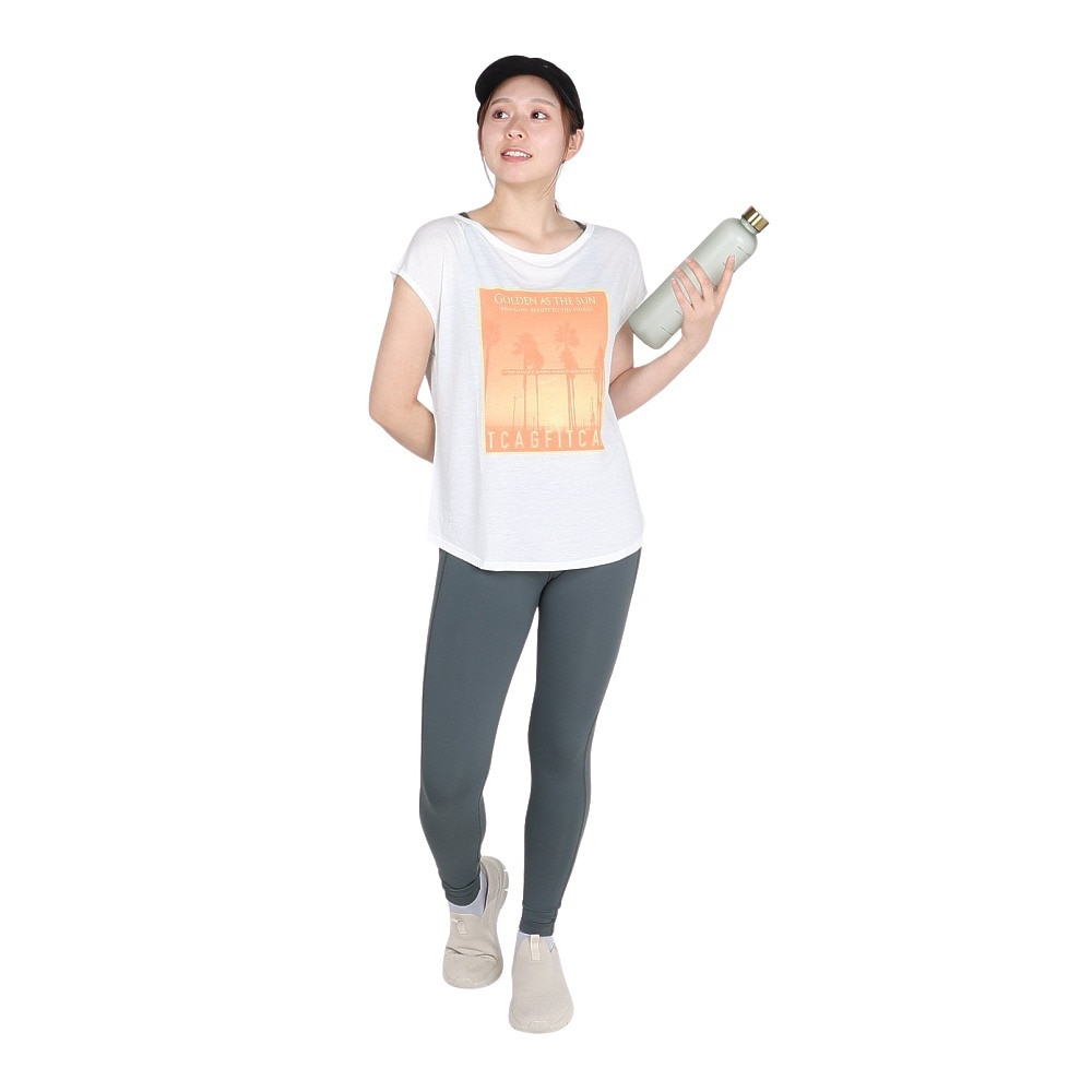 ジーフィット（G-FIT）（レディース）フレンチスリーブトップ GA-C671TS-W