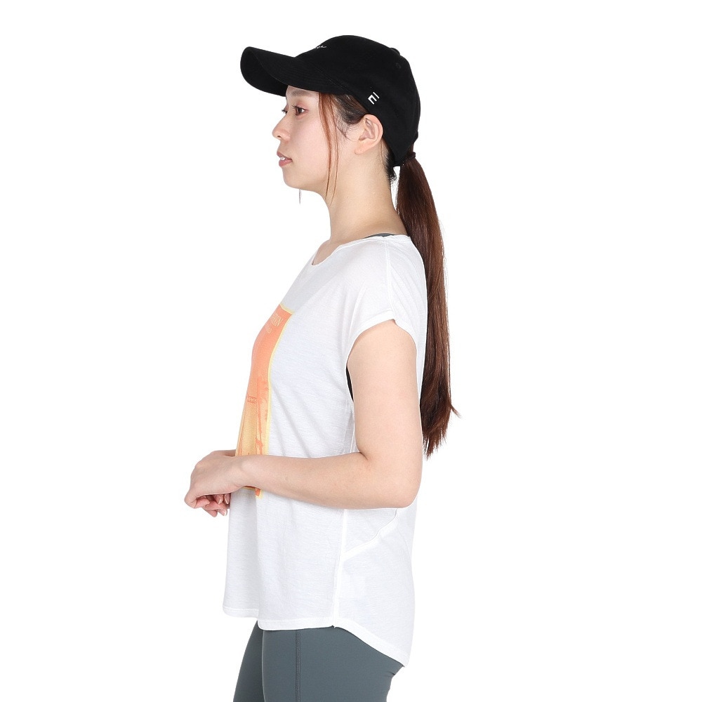 ジーフィット（G-FIT）（レディース）フレンチスリーブトップ GA-C671TS-W