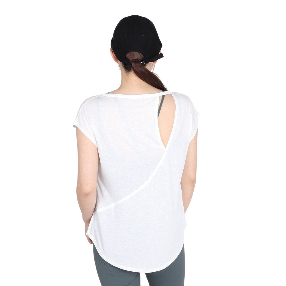 ジーフィット（G-FIT）（レディース）フレンチスリーブトップ GA-C671TS-W