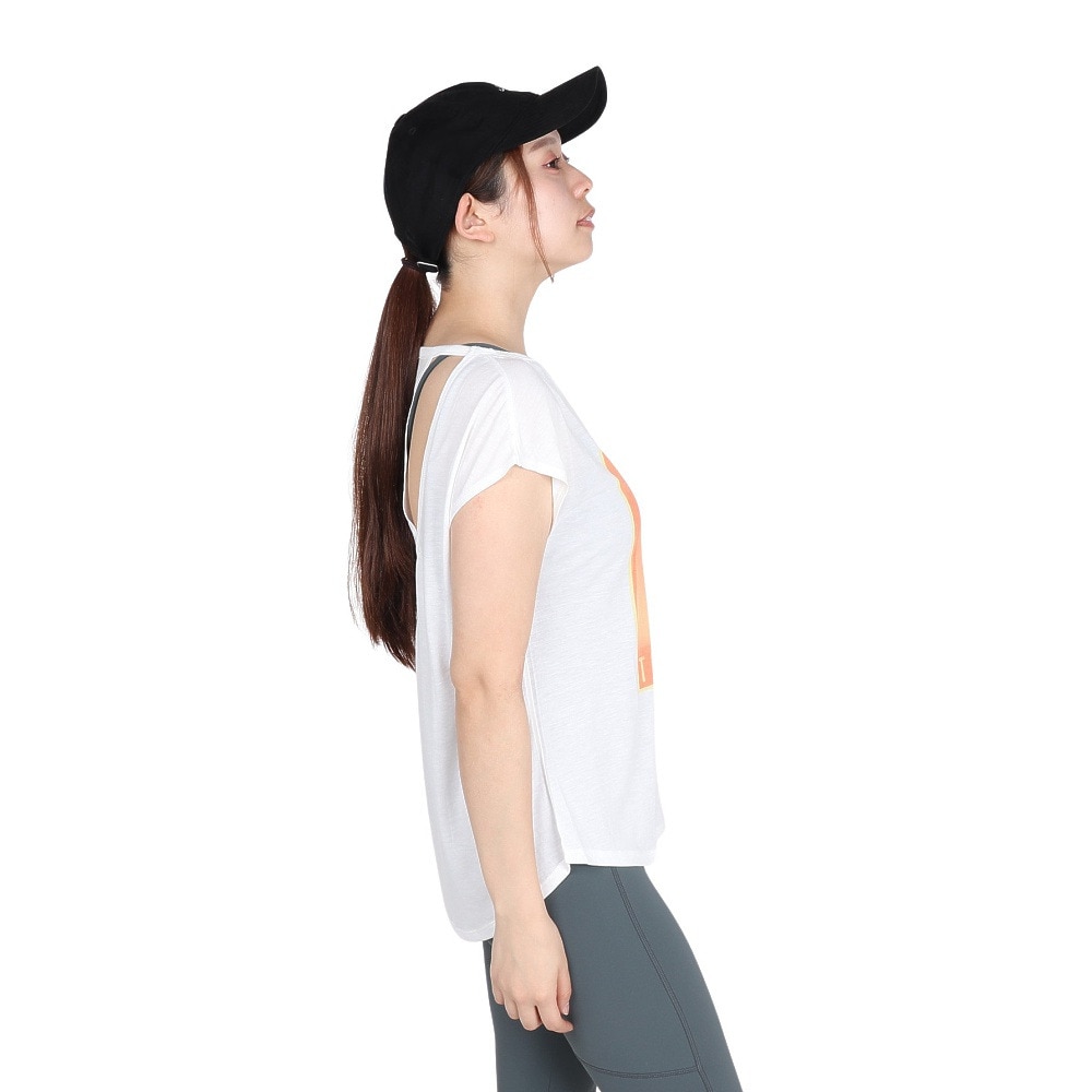 ジーフィット（G-FIT）（レディース）フレンチスリーブトップ GA-C671TS-W