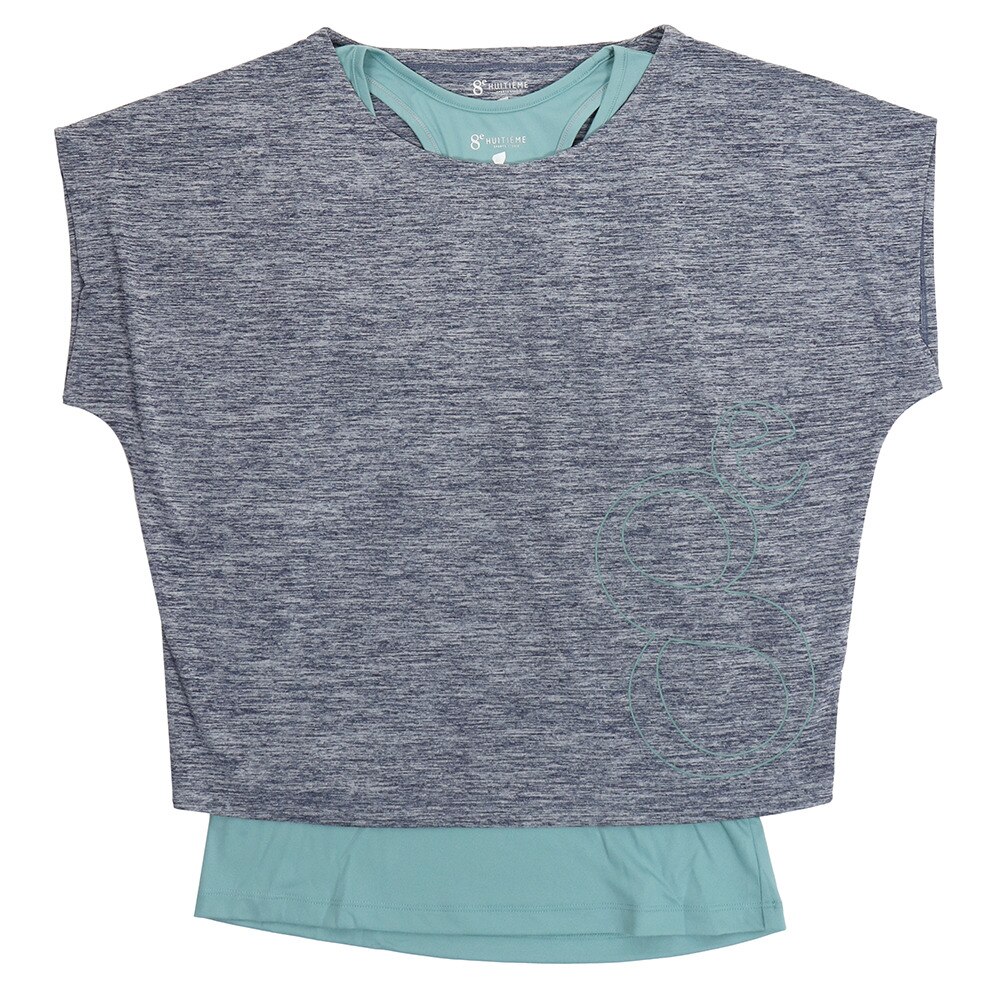  フィットネス 半袖Tシャツ タンクトップセット HU20SDSK821001NVY