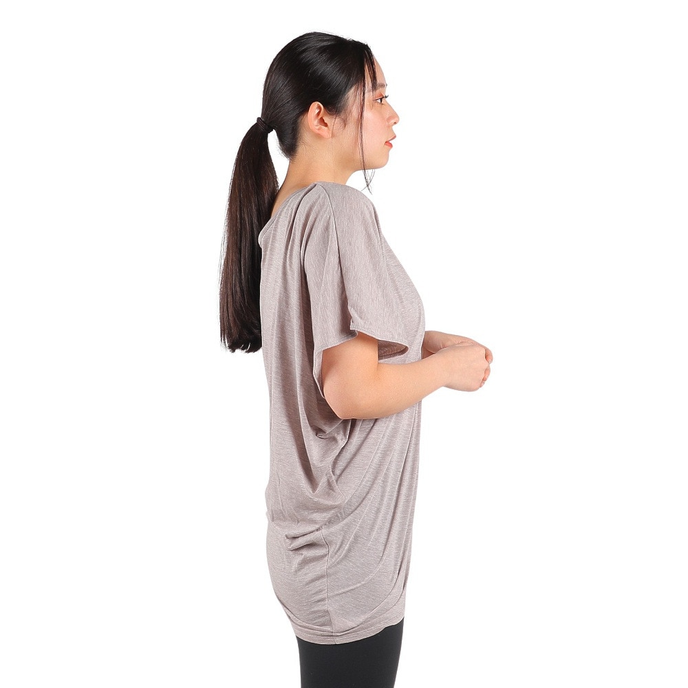 リアルストーン（RealStone）（レディース）Tシャツ レディース ヨガウェア アシンメトリートップ RF-C016TS HBR
