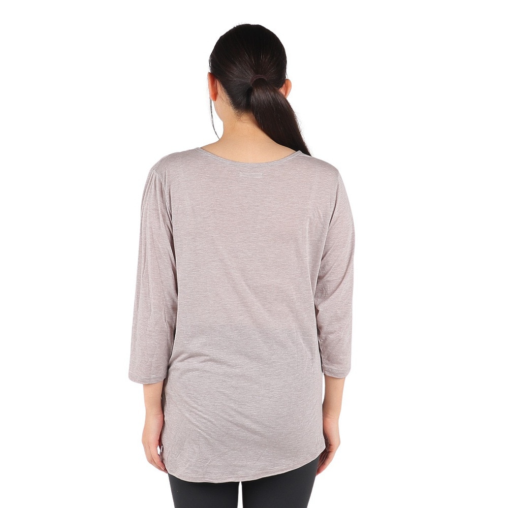 リアルストーン（RealStone）（レディース）Tシャツ レディース ヨガウェア  7分袖 RF-C017TS HBR