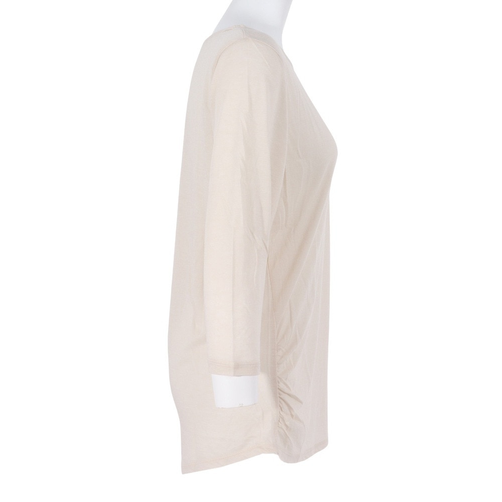 リアルストーン（RealStone）（レディース）Tシャツ レディース ヨガウェア  7分袖 RF-C017TS NTRL