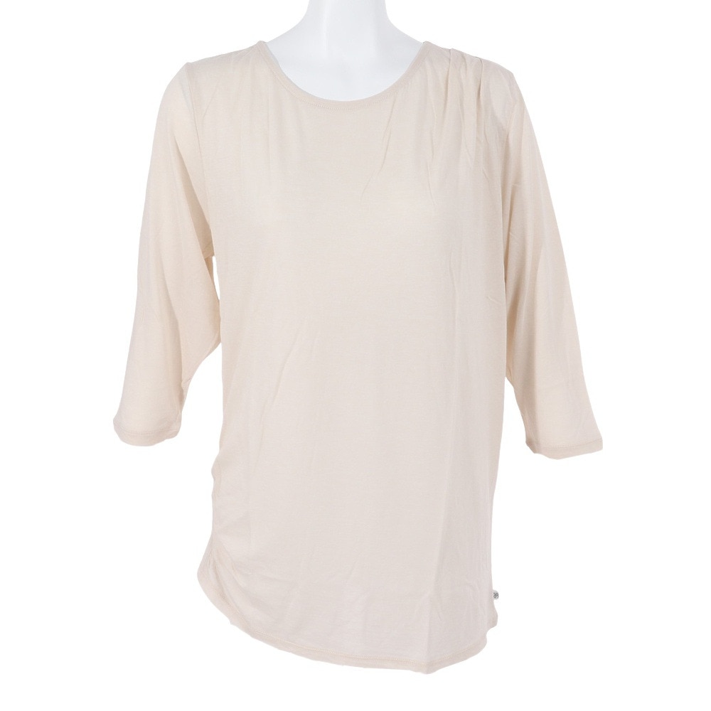 リアルストーン（RealStone）（レディース）Tシャツ レディース ヨガウェア  7分袖 RF-C017TS NTRL