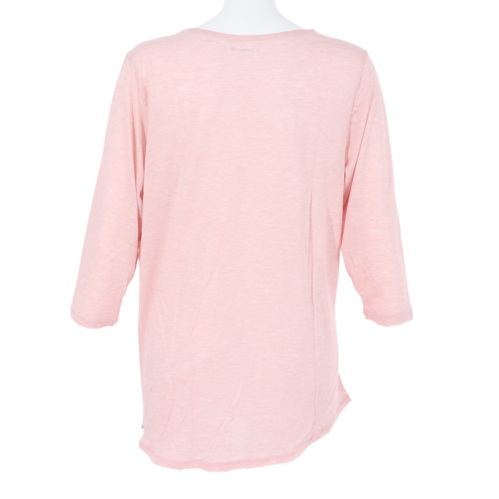 リアルストーン（RealStone）（レディース）Tシャツ レディース ヨガウェア  7分袖 RF-C017TS PI