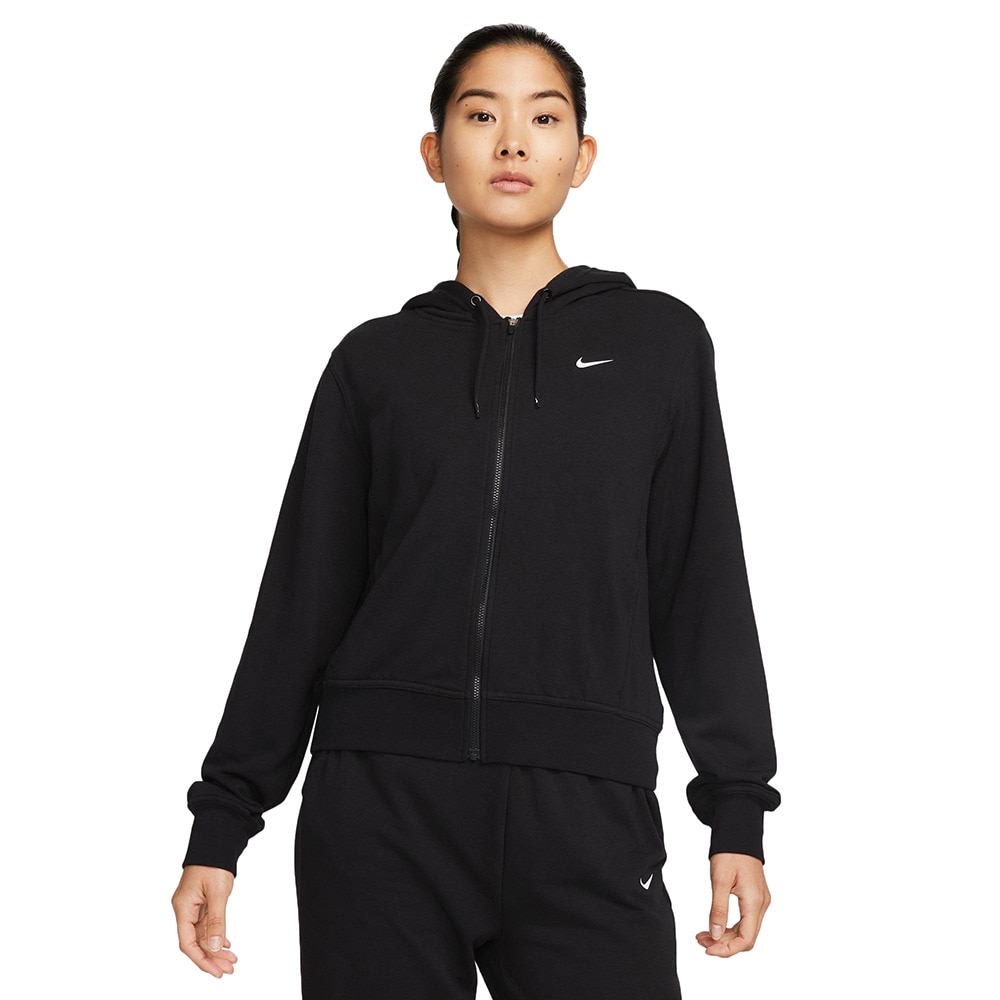 ナイキ（NIKE）（レディース）ドライフィット ワン フルジップ フレンチテリー パーカー FB5199-010