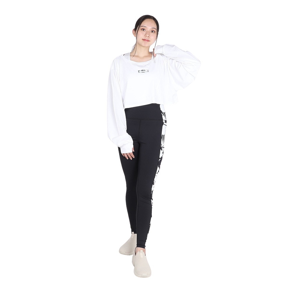 ハーレー（HURLEY）（レディース）ファントム クロップ タイダイ ボックス ロング スリーブ Tシャツ WUT2421032-WHT