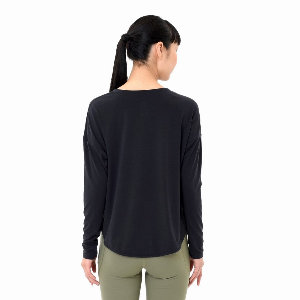 ニューバランス（new balance）（レディース）パフォーマンス 長袖 Tシャツ WT43102BK