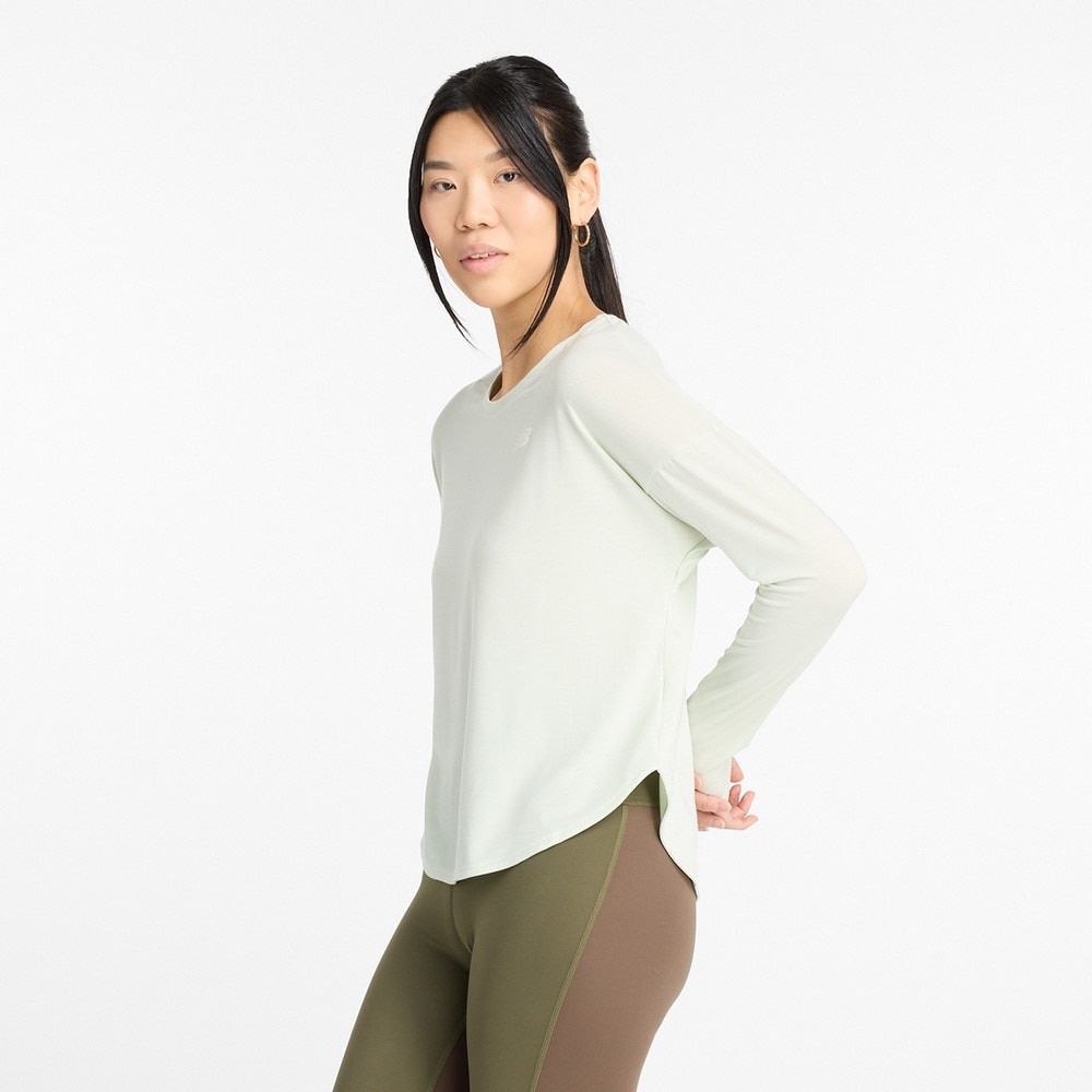 ニューバランス（new balance）（レディース）パフォーマンス 長袖 Tシャツ WT43102NUM