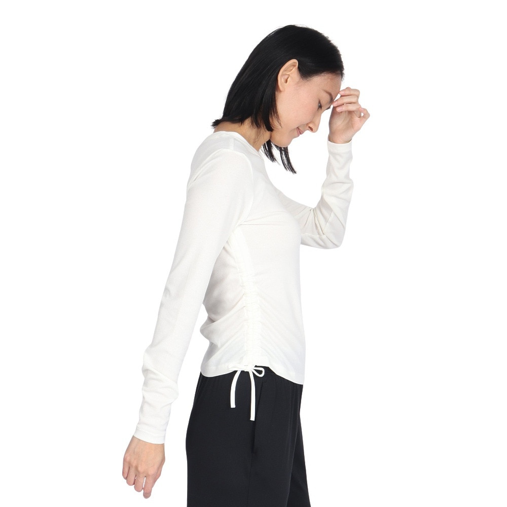 ナイキ（NIKE）（レディース）リブ ロングスリーブ クロップドトップ HV5026-133