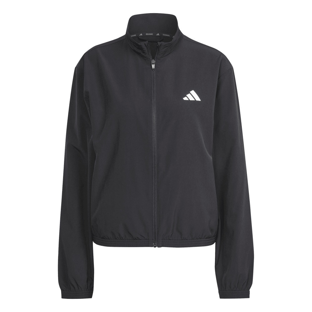 アディダス（adidas）（レディース）トレイン エッセンシャルズ スリーストライプス ウーブンジャケット KWC19-JD6539