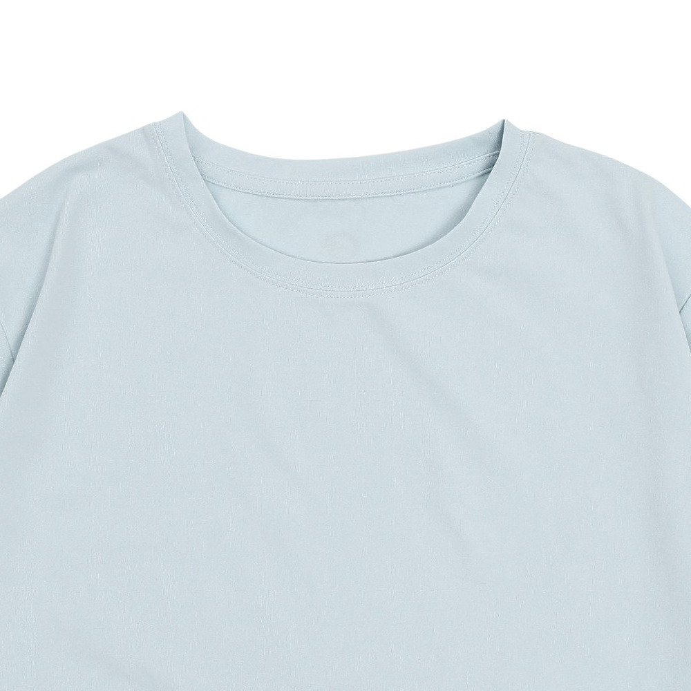 ジーフィット（G-FIT）（レディース）ルーズフィット Tシャツ & ブラトップ セット OG-C002TS LBLU